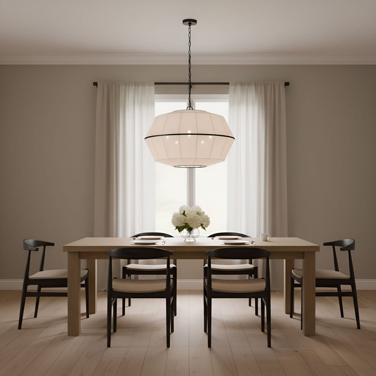 Suspension Hikari - Laiton bruni 32 1/4" by Visual Comfort Studio | Luminaires & cie