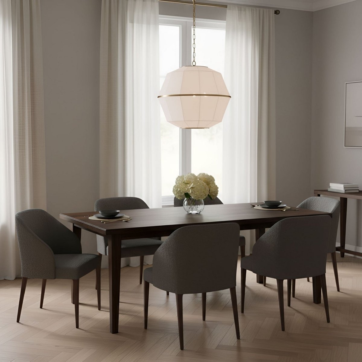 Suspension Hikari - Laiton bruni 32 1/4" by Visual Comfort Studio | Luminaires & cie