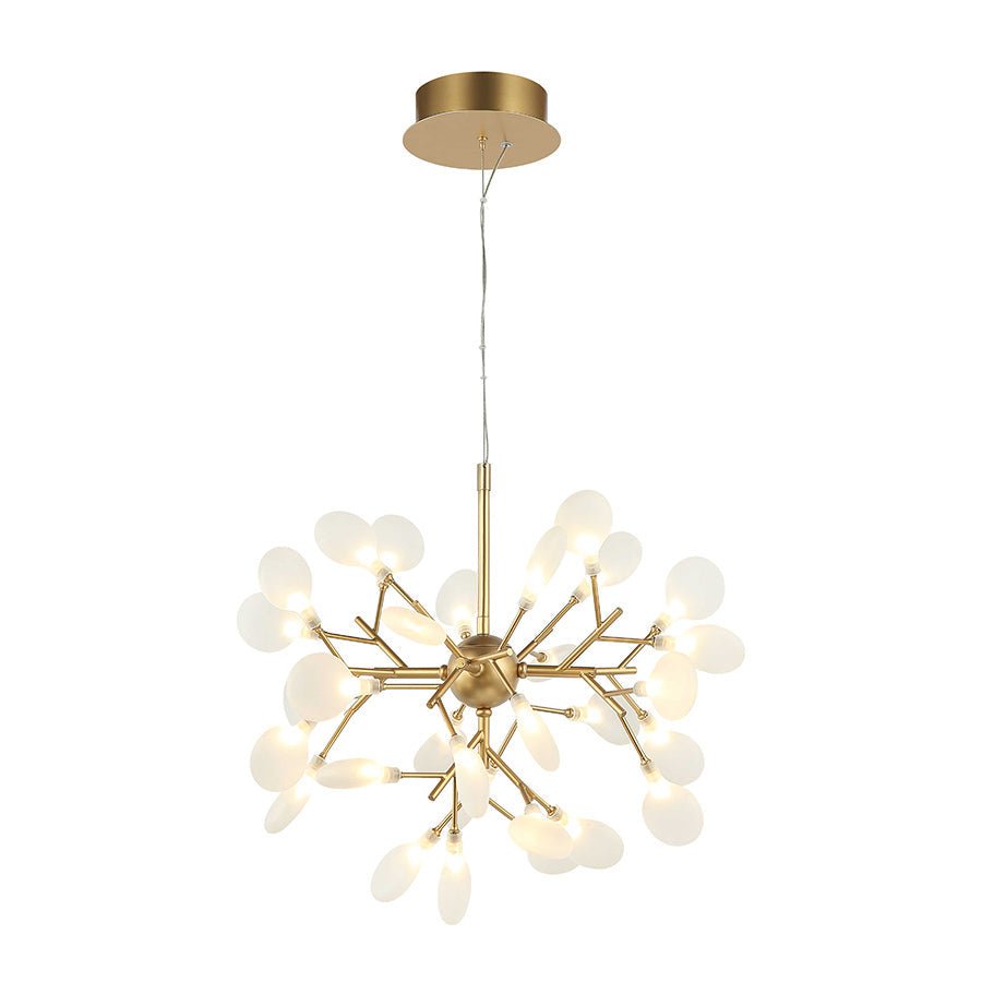 Suspension Hydrangea Bloom - Or 20" by Matteo Lighting | Luminaires & cie