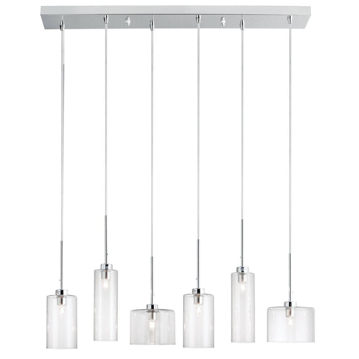 Suspension Industrial Chic - Chrome poli by Dainolite | Luminaires & cie