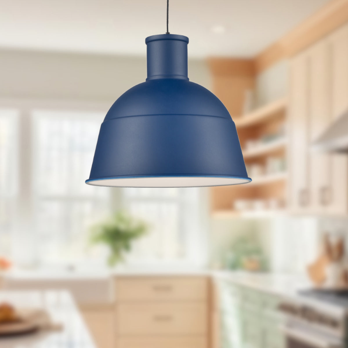 Suspension Irving Bleu indigo, 13" – vue 3