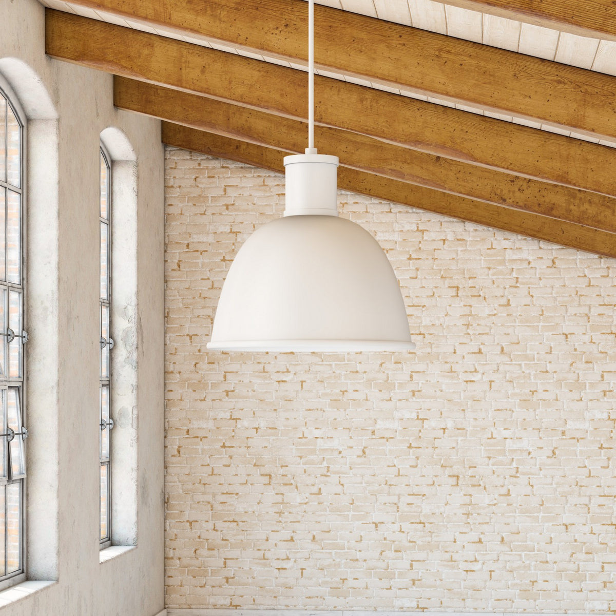 Suspension Irving Blanc, 13" – vue 2