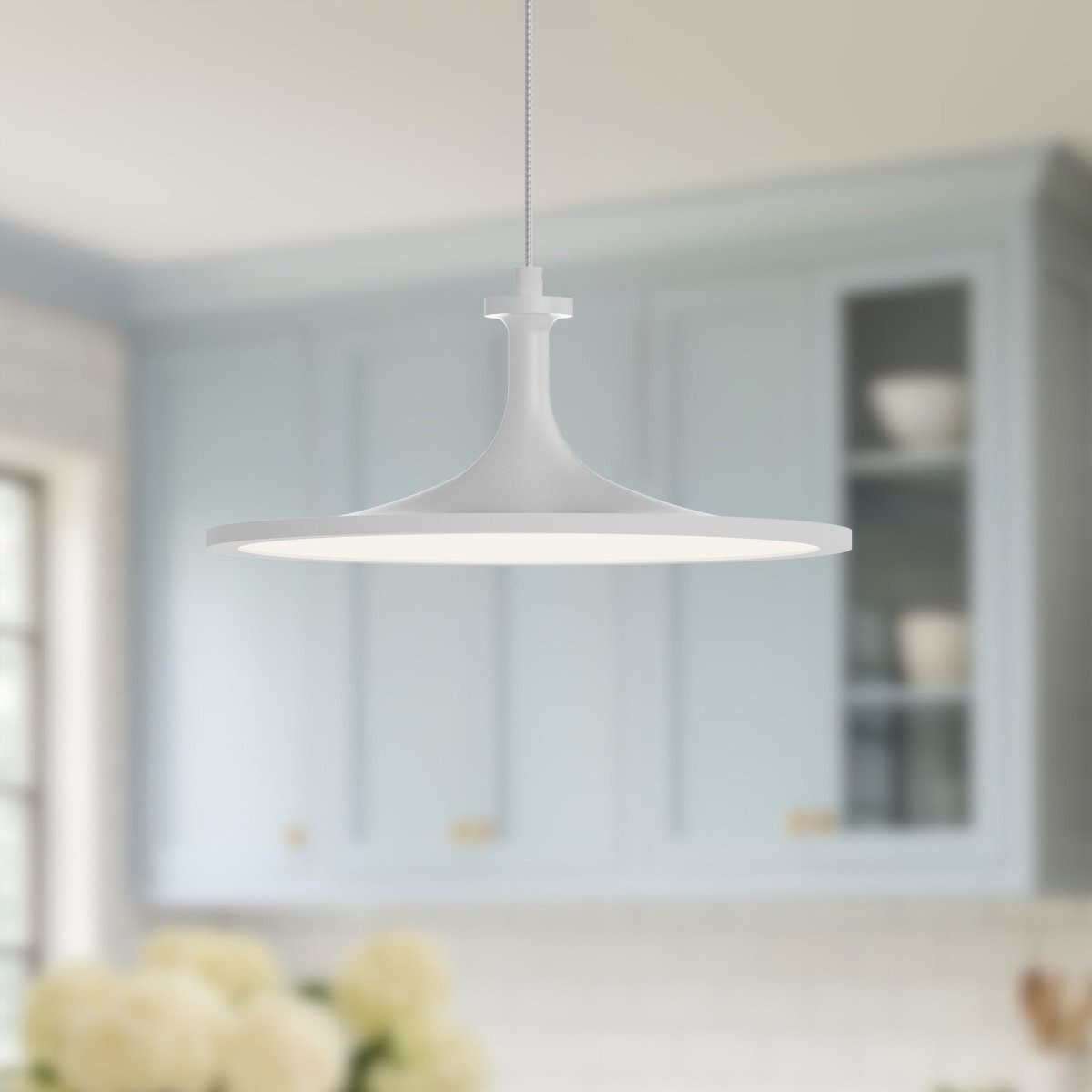 Suspension Issa - Blanc by Alora Lighting | Luminaires & cie