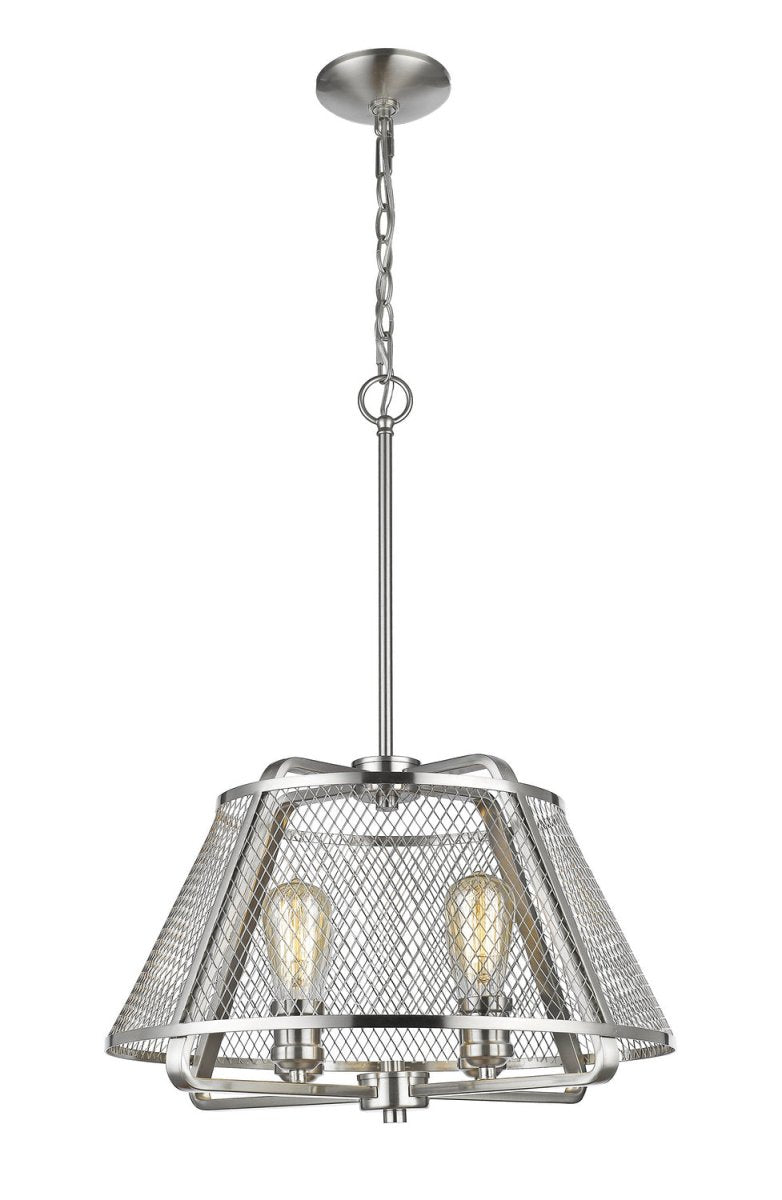 Suspension Iuka - Nickel brossé 19" by Z-Lite | Luminaires & cie
