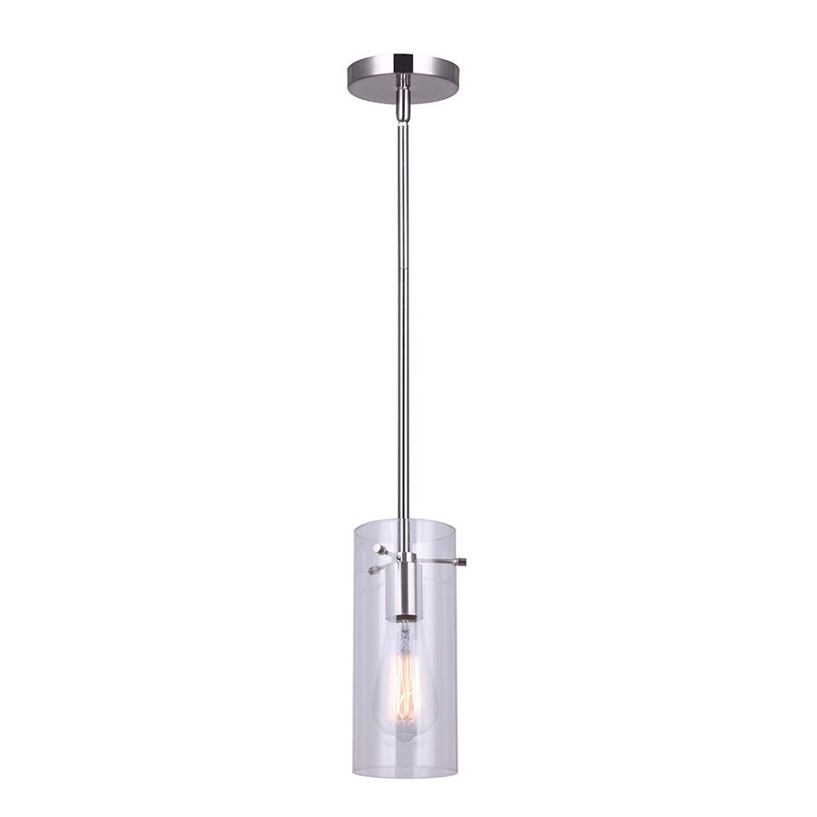 Suspension Joni - Nickel brossé 4 1/2" by Canarm | Luminaires & cie