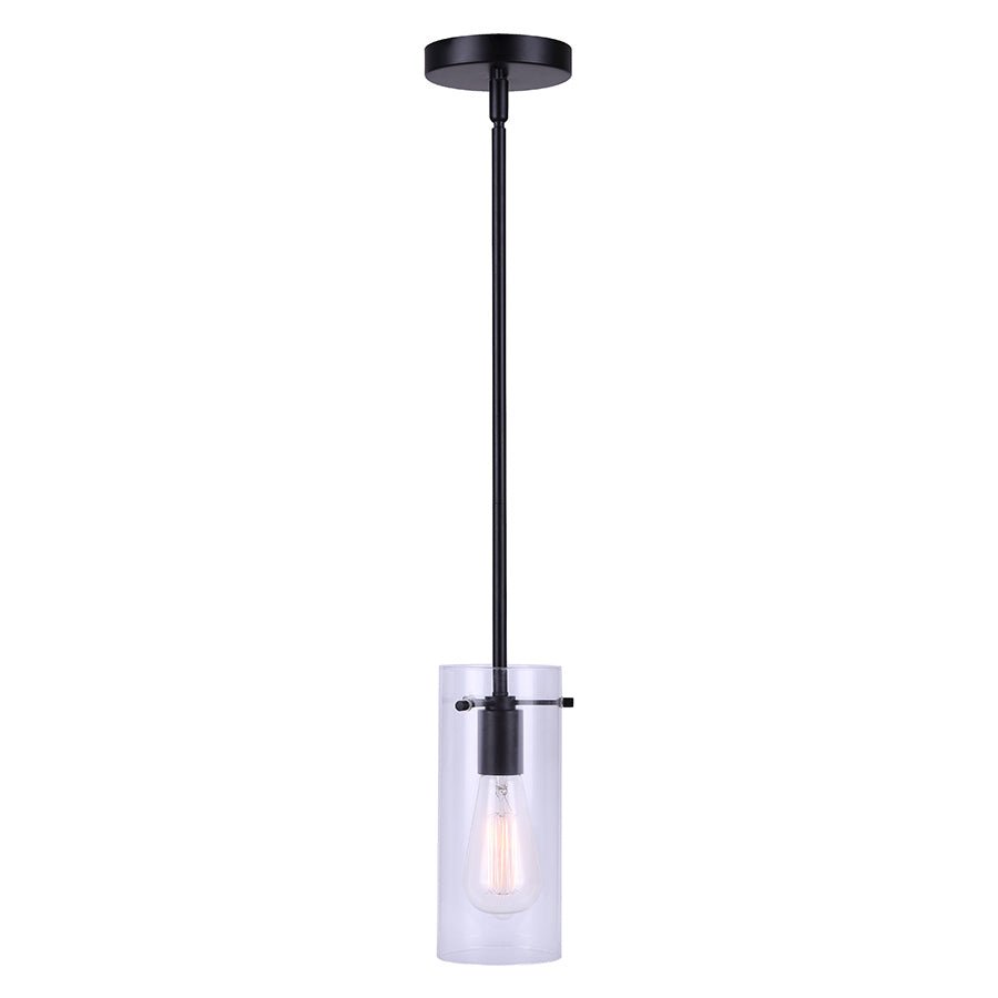 Suspension Joni - Nickel brossé 4 1/2" by Canarm | Luminaires & cie