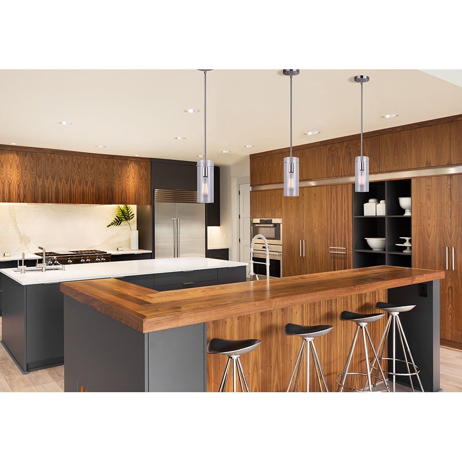 Suspension Joni - Nickel brossé 4 1/2" by Canarm | Luminaires & cie