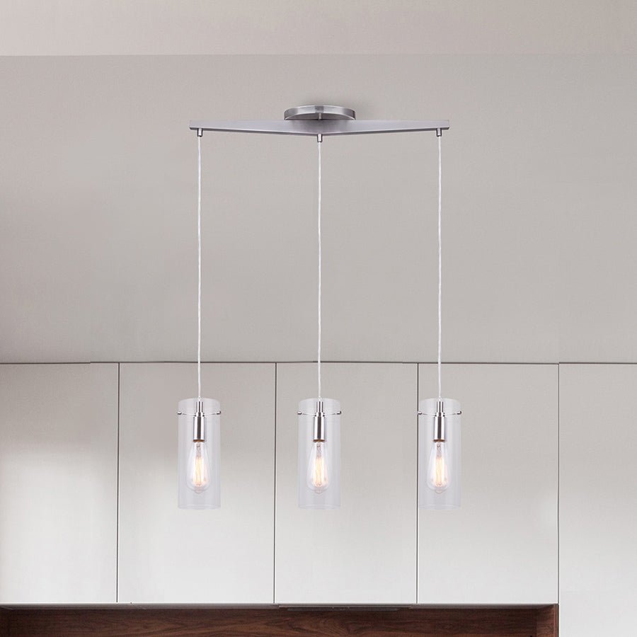 Suspension Joni - Nickel brossé 4 1/2" by Canarm | Luminaires & cie