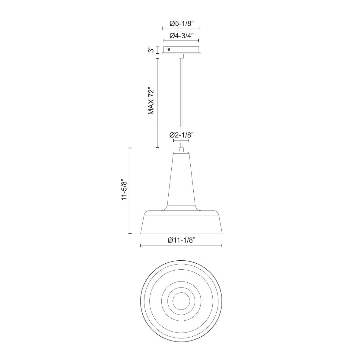 Suspension Juliana - Or brossé by Alora Lighting | Luminaires & cie