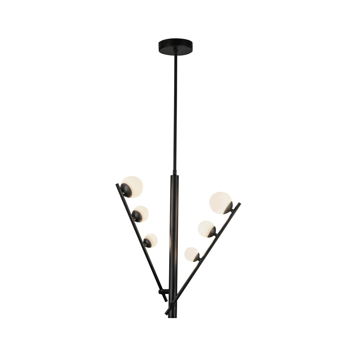 Suspension Juniper - Verre noir / opale by Kuzco Lighting | Luminaires & cie