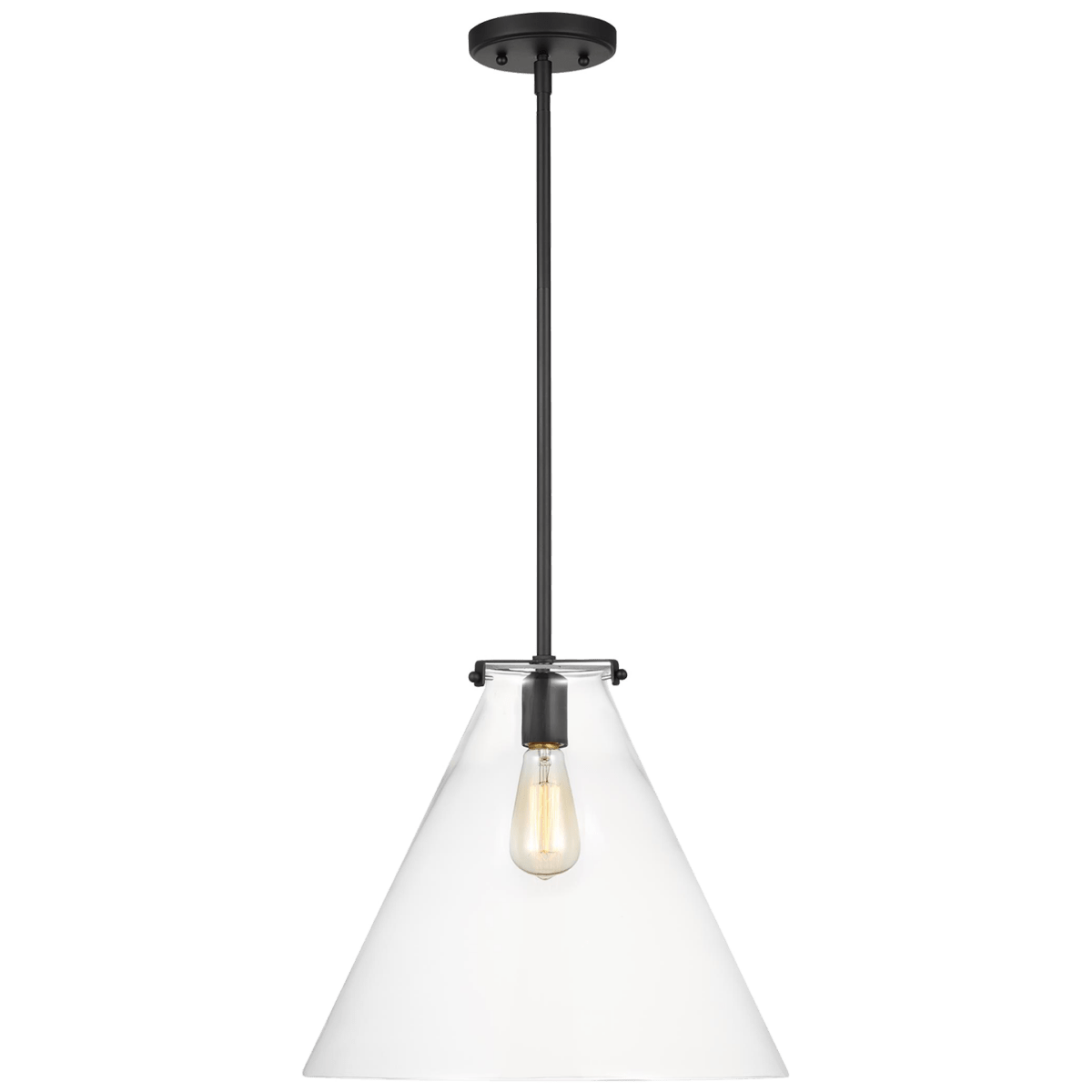 Suspension Kate - Noir de minuit 16" by Visual Comfort Studio | Luminaires & cie