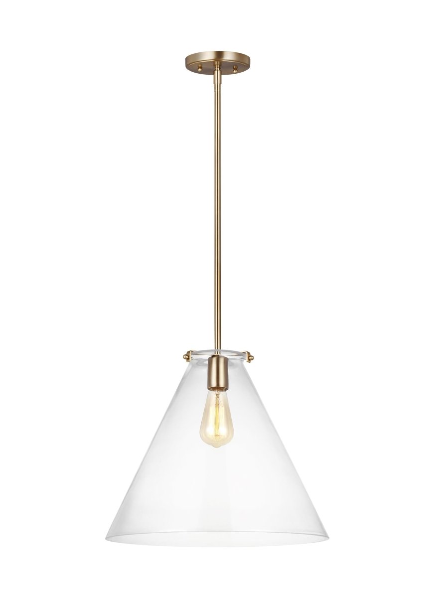 Suspension Kate - Laiton satiné 16" by Visual Comfort Studio | Luminaires & cie