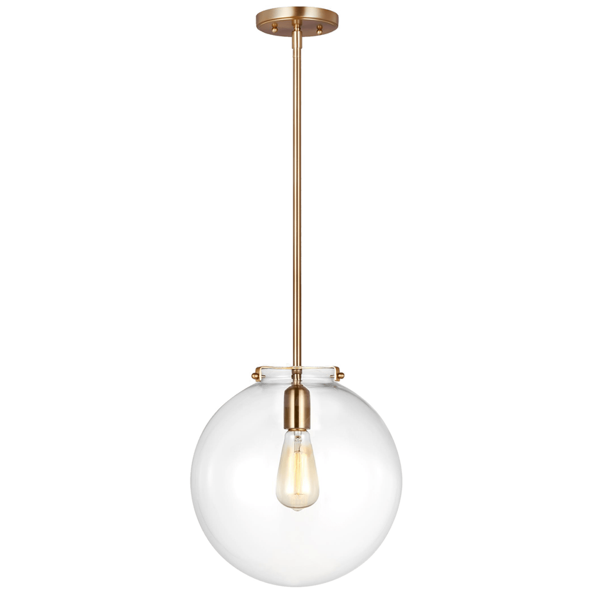 Suspension Kate - Laiton satiné 12" by Visual Comfort Studio | Luminaires & cie