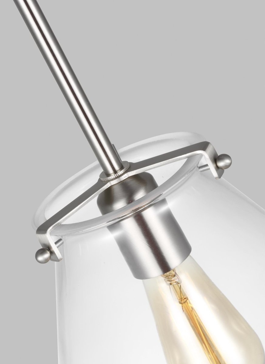 Suspension Kate - Nickel brossé 12" by Visual Comfort Studio | Luminaires & cie