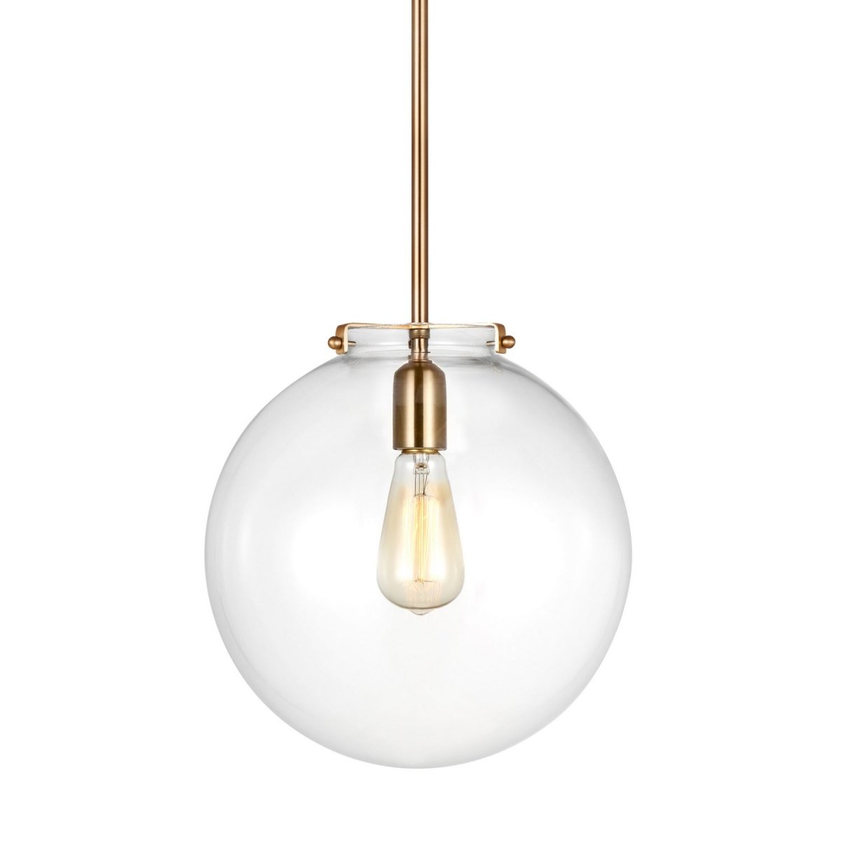 Suspension Kate - Nickel brossé 12" by Visual Comfort Studio | Luminaires & cie