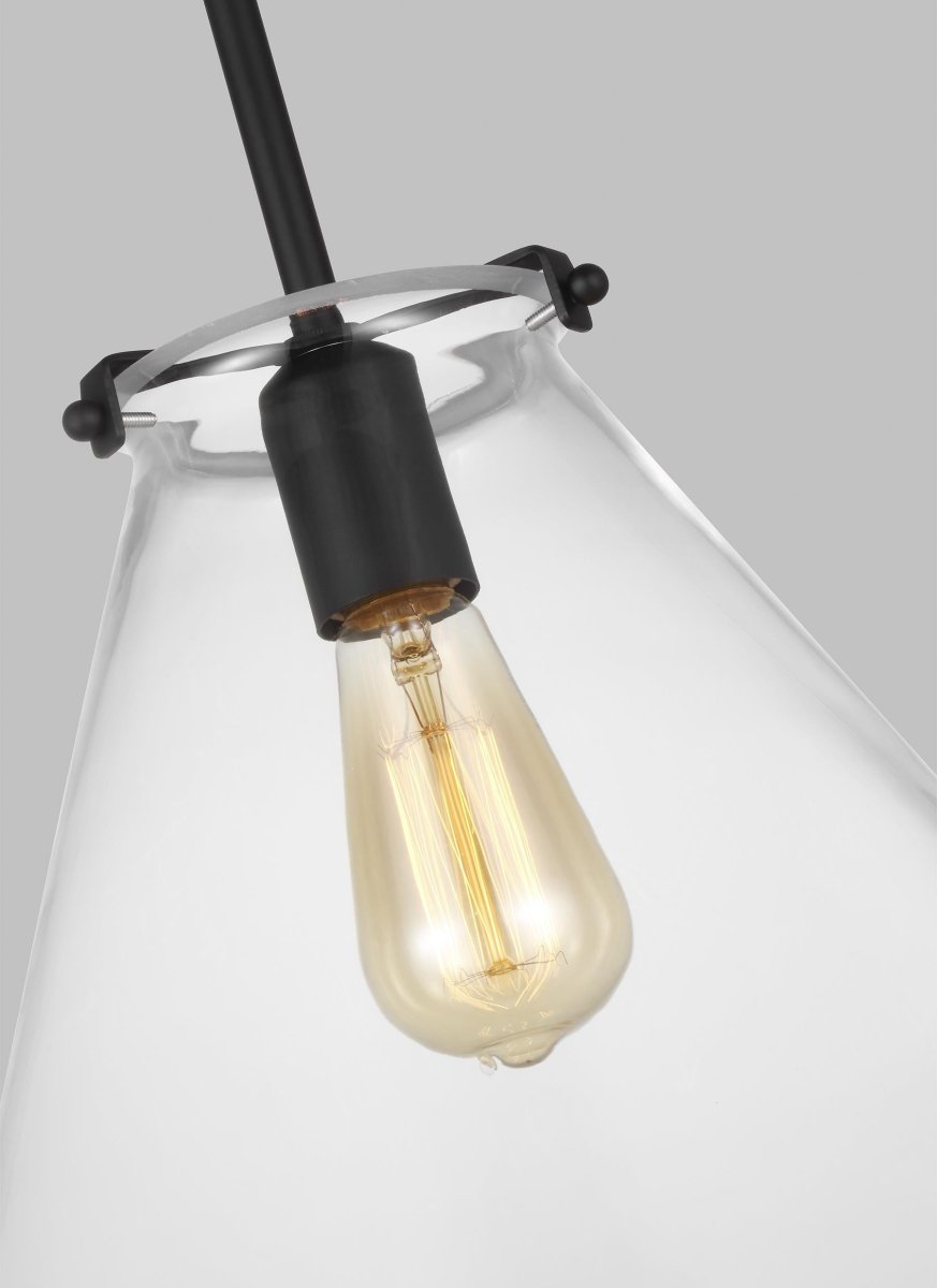 Suspension Kate - Nickel brossé 12" by Visual Comfort Studio | Luminaires & cie