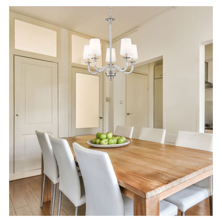 Suspension Katerina - Nickel brossé 24" by Z - Lite | Luminaires & cie