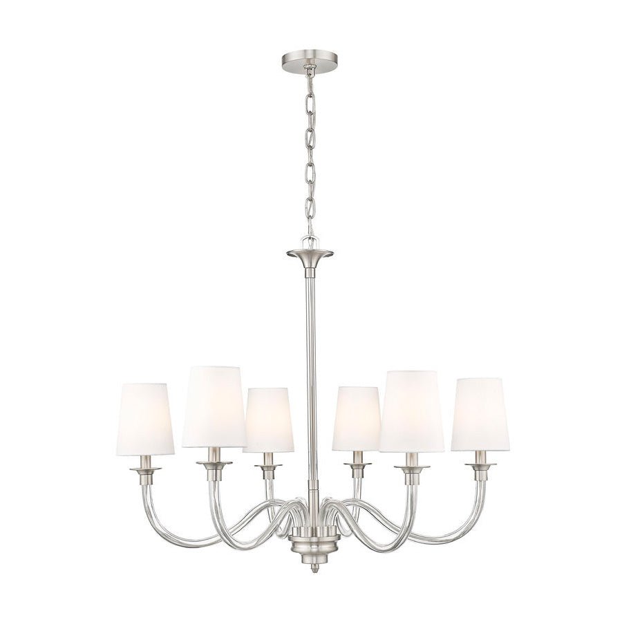 Suspension Katerina - Nickel brossé 32" by Z - Lite | Luminaires & cie