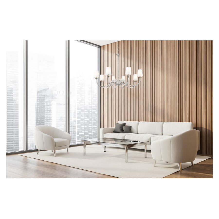 Suspension Katerina - Nickel brossé 46" by Z - Lite | Luminaires & cie