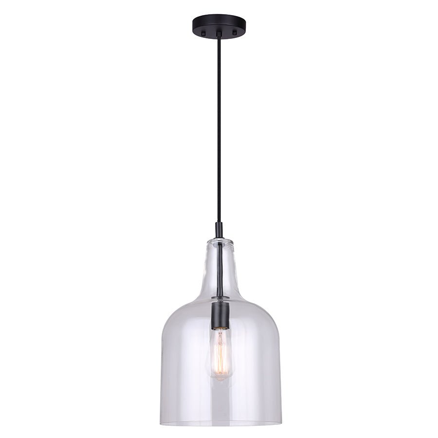 Suspension Keeva - Noir mat by Canarm | Luminaires & cie