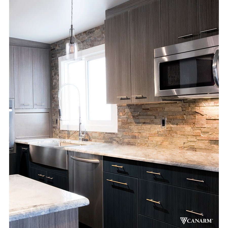 Suspension Keeva - Nickel brossé by Canarm | Luminaires & cie