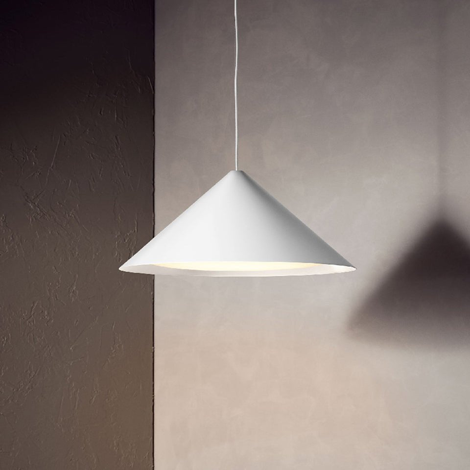 Suspension Keglen - 9.8" 3000K (Blanc Doux) Blanc by Louis Poulsen | Luminaires & cie