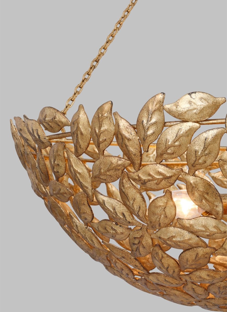 Suspension Kelan - Fer vieilli 16" by Visual Comfort Studio | Luminaires & cie