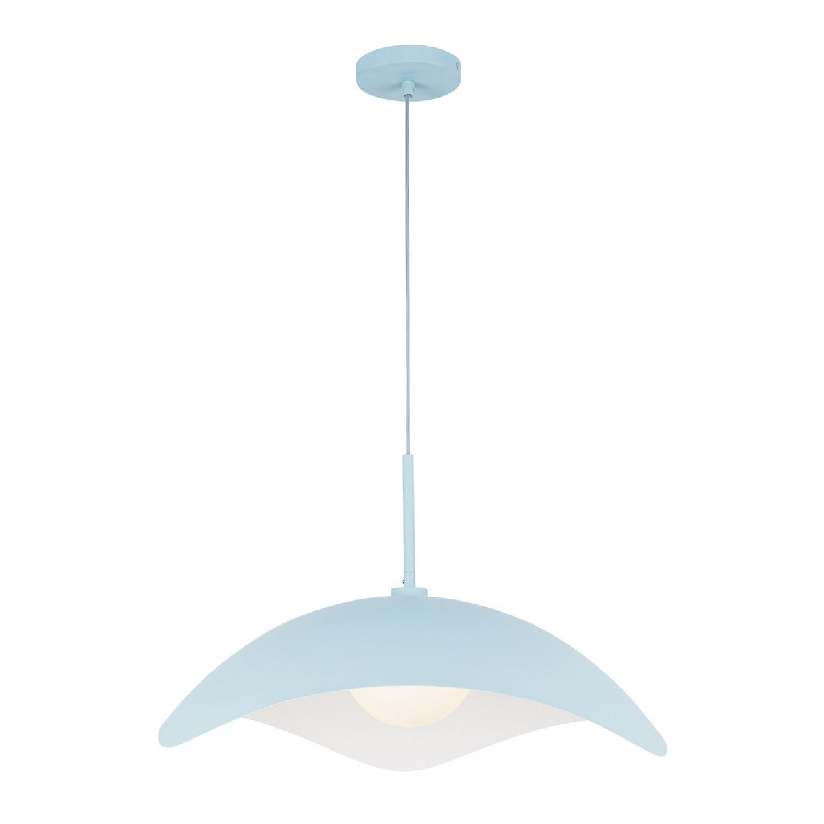 Suspension Kirby Bleu céruléen – vue 2