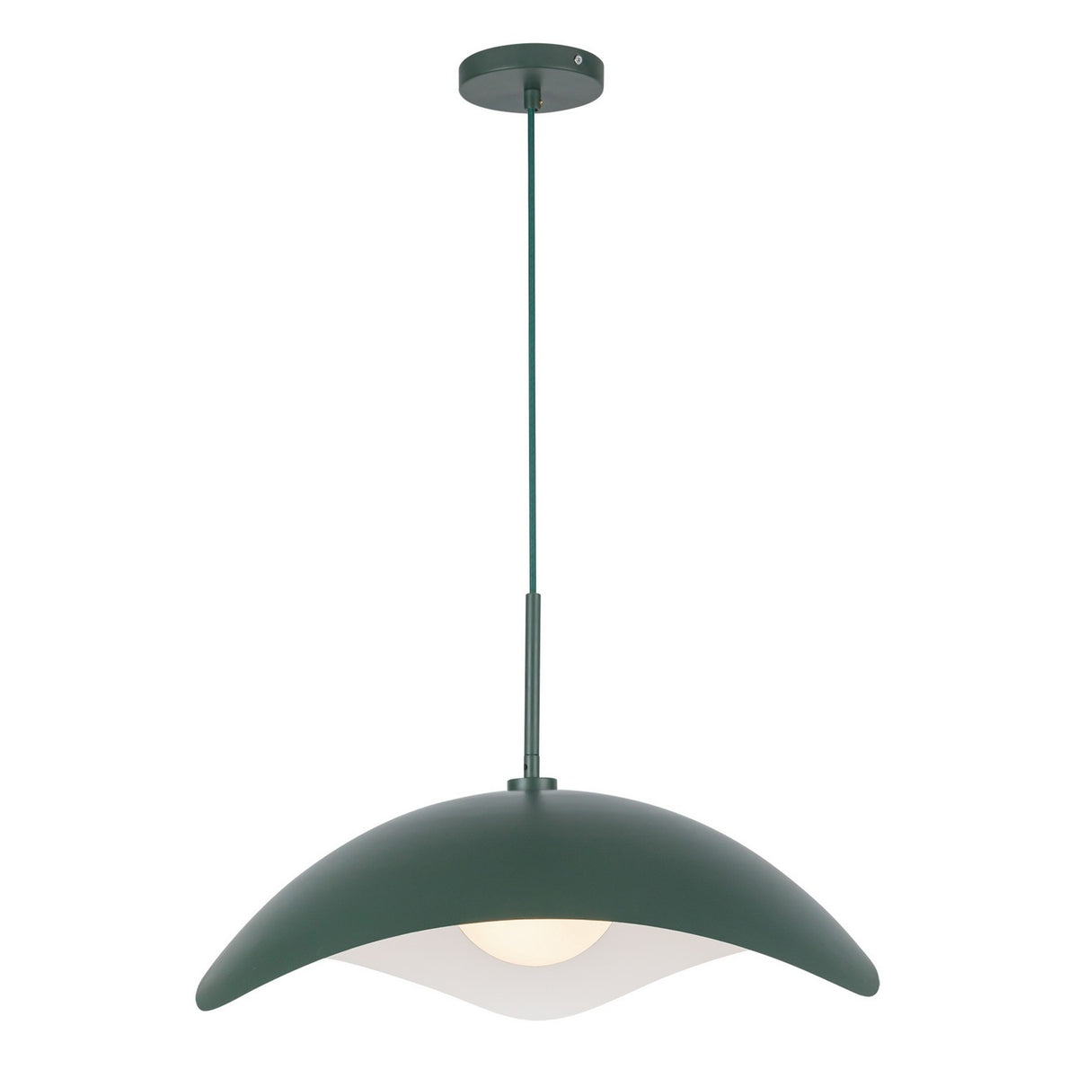Suspension Kirby Vert sapin – vue 2