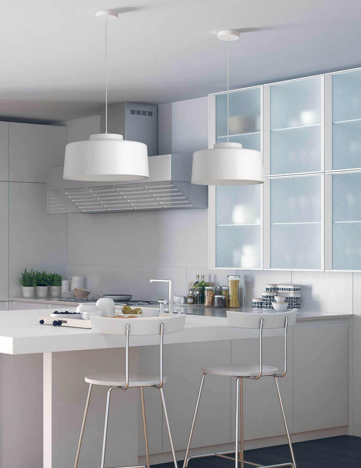 Suspension Kup Blanc – vue 2