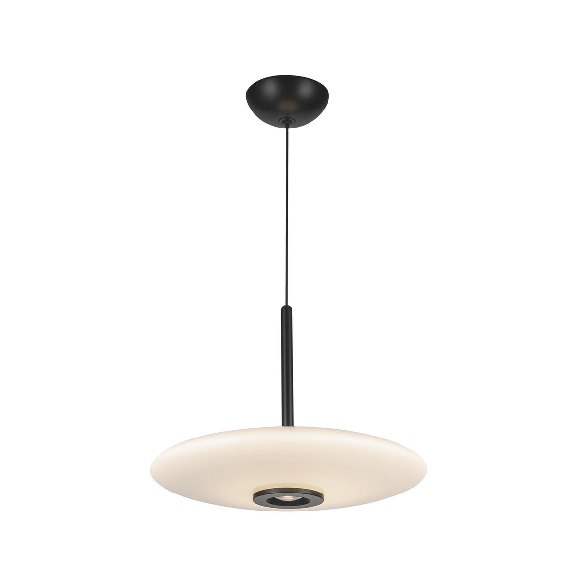 Suspension Kyoto Noir / Verre opale – vue 2
