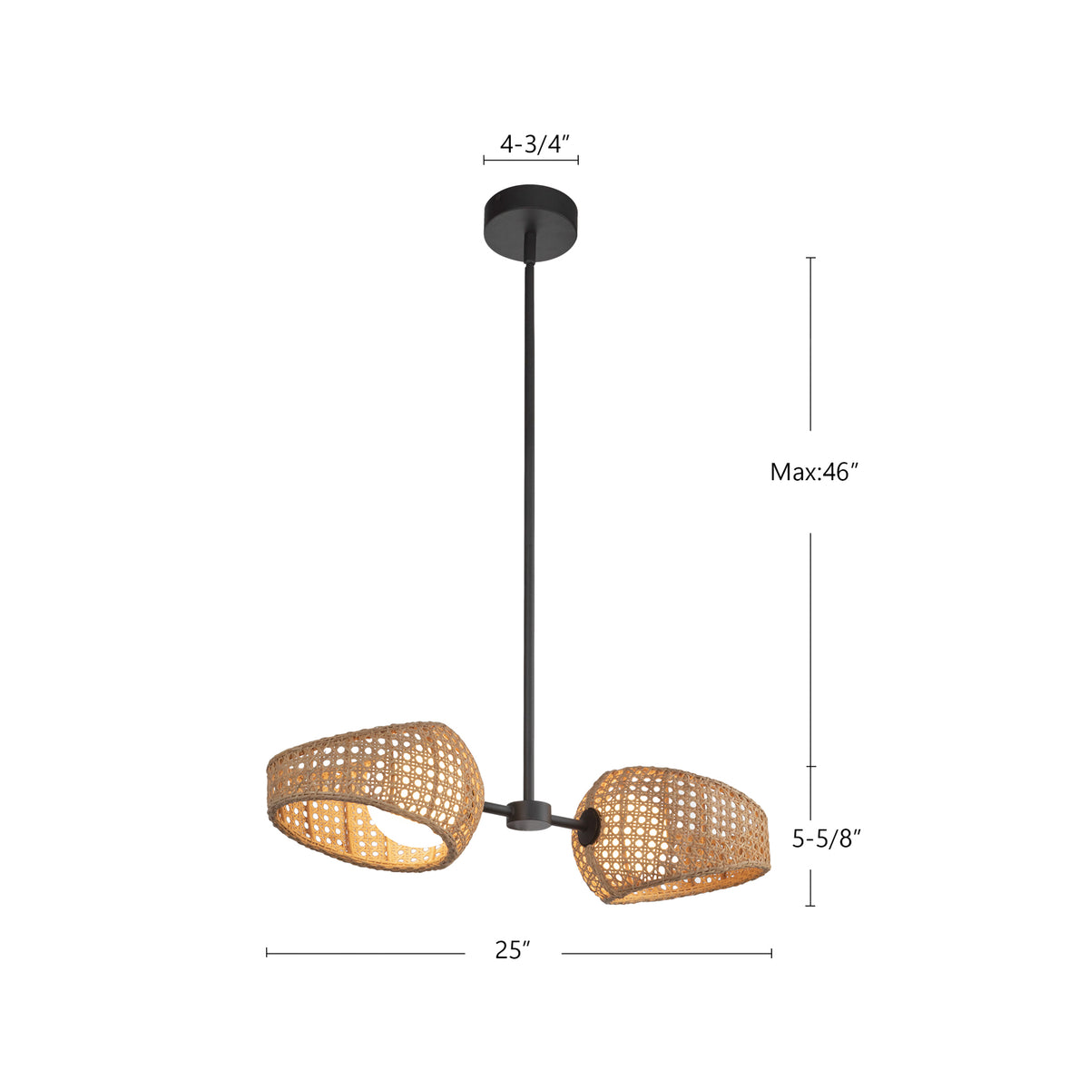 Suspension linéaire Lanai – vue 4