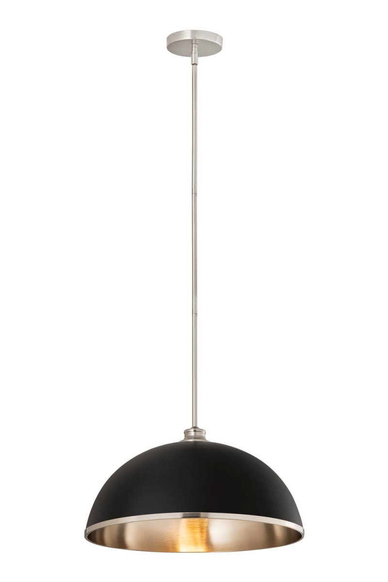 Suspension Landry - Blanc mat + Laiton bruni 20" by Z-Lite | Luminaires & cie