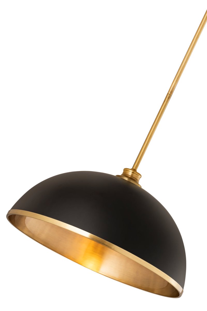 Suspension Landry - Blanc mat + Laiton bruni 20" by Z-Lite | Luminaires & cie