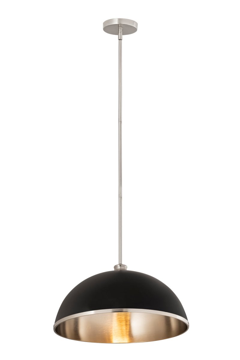 Suspension Landry - Blanc mat + Laiton bruni 20" by Z-Lite | Luminaires & cie