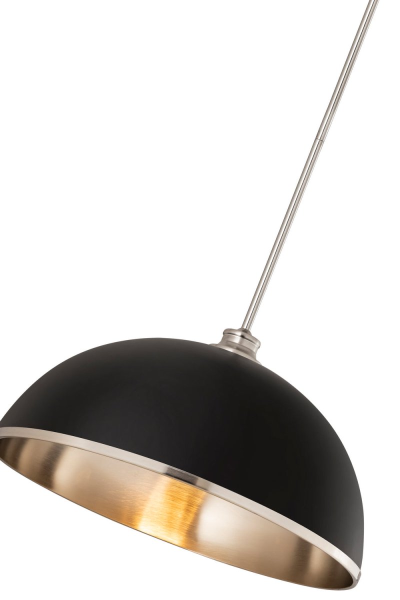 Suspension Landry - Blanc mat + Laiton bruni 20" by Z-Lite | Luminaires & cie