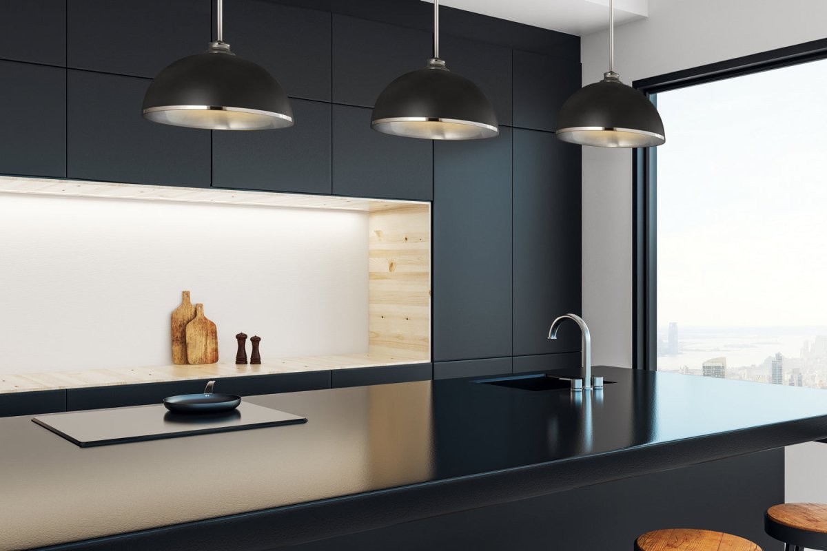 Suspension Landry - Blanc mat + Laiton bruni 20" by Z-Lite | Luminaires & cie
