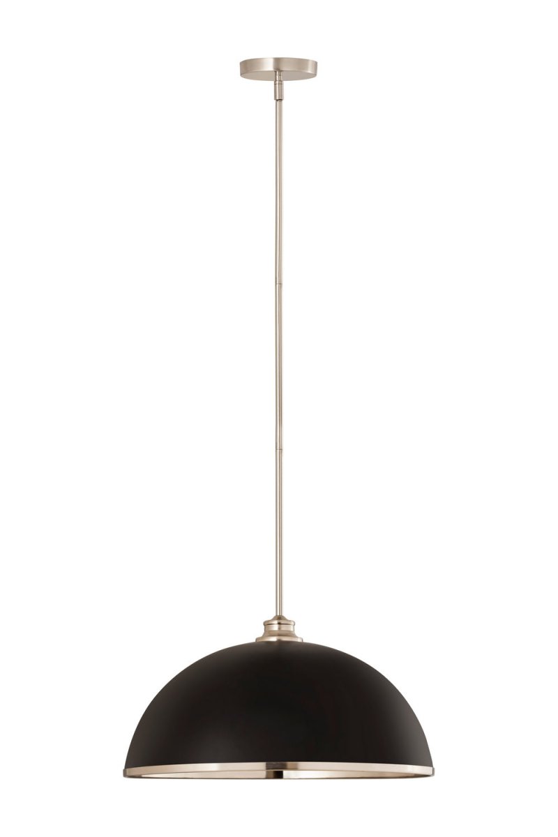 Suspension Landry - Blanc mat + Laiton bruni 20" by Z-Lite | Luminaires & cie
