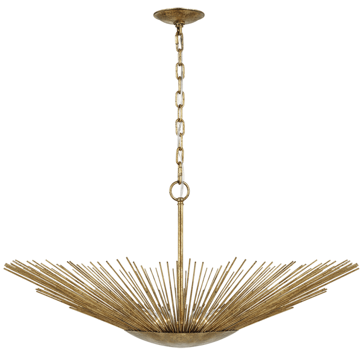 Suspension Large Helios - Gild antique by Visual Comfort Studio | Luminaires & cie