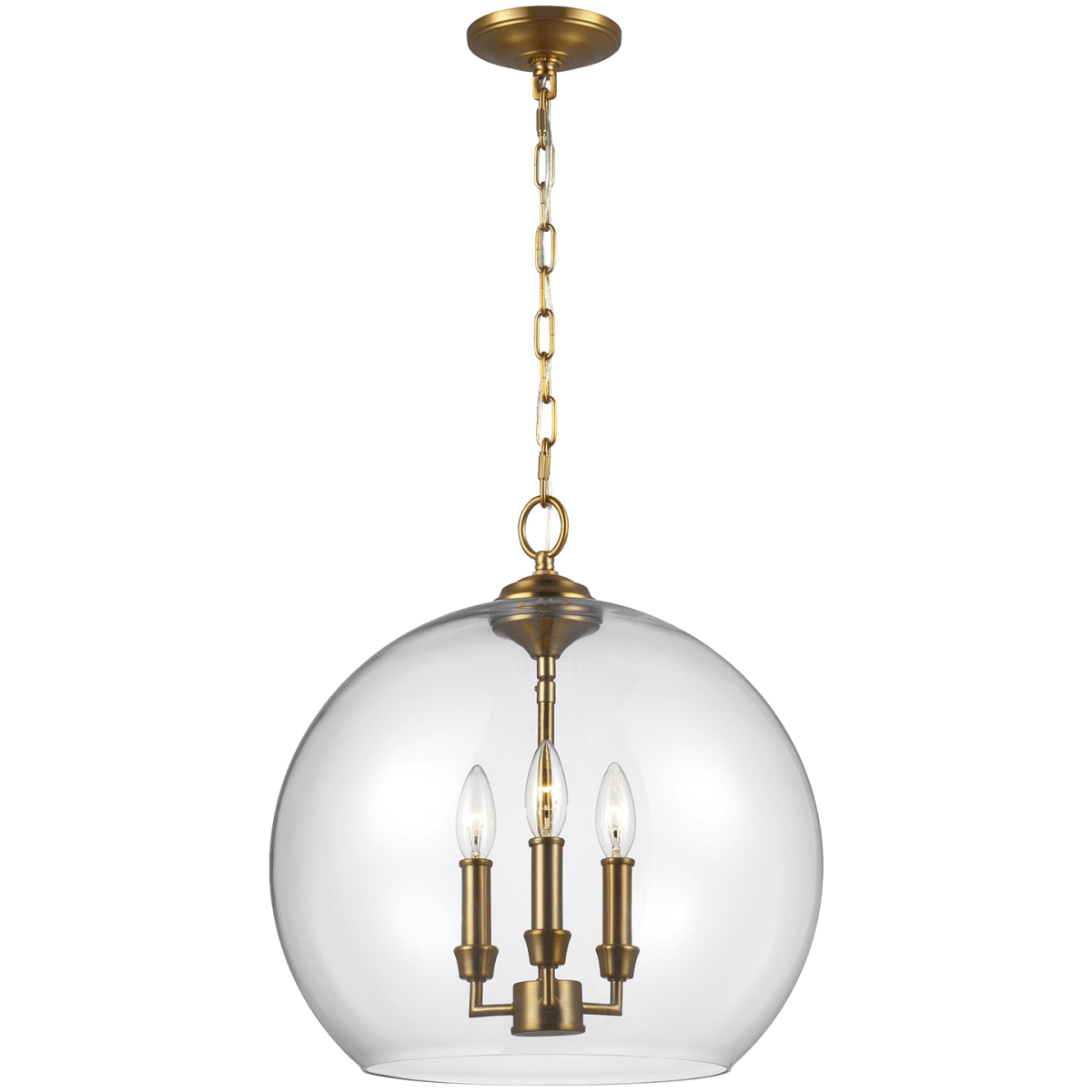 Suspension Lawler - Laiton brûlé by Visual Comfort Studio | Luminaires & cie