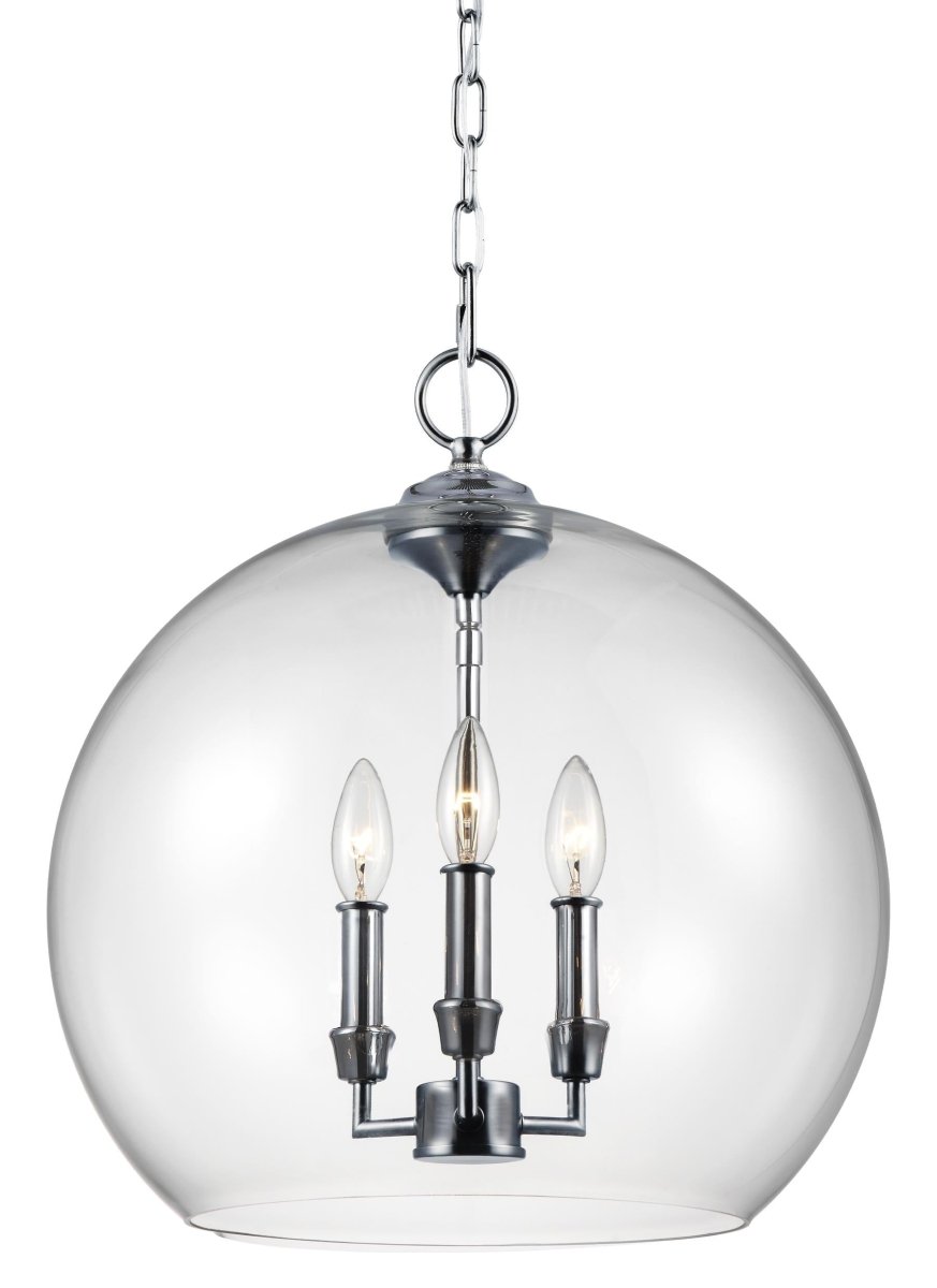 Suspension Lawler - Chrome by Visual Comfort Studio | Luminaires & cie