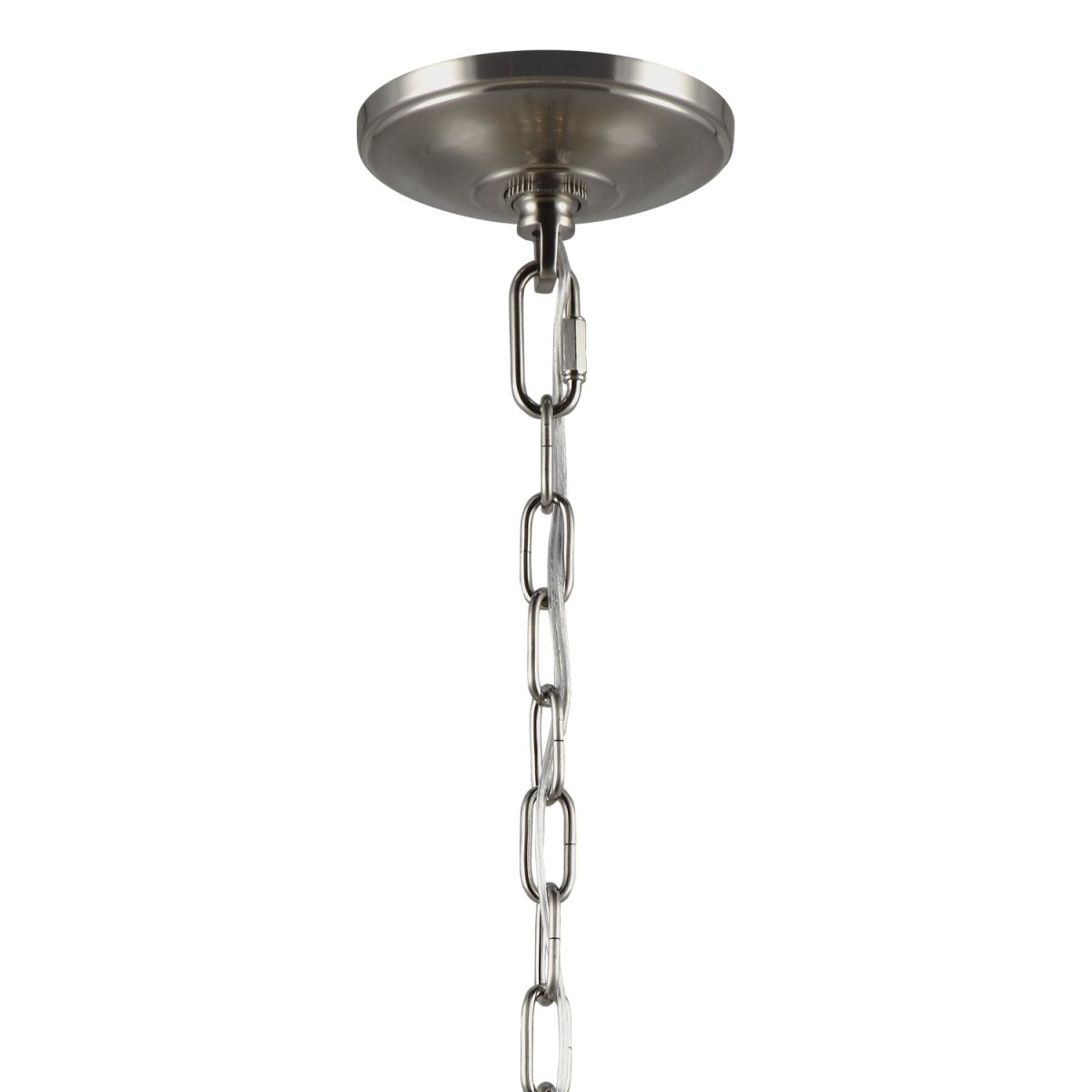 Suspension Lawler - Nickel satiné by Visual Comfort Studio | Luminaires & cie