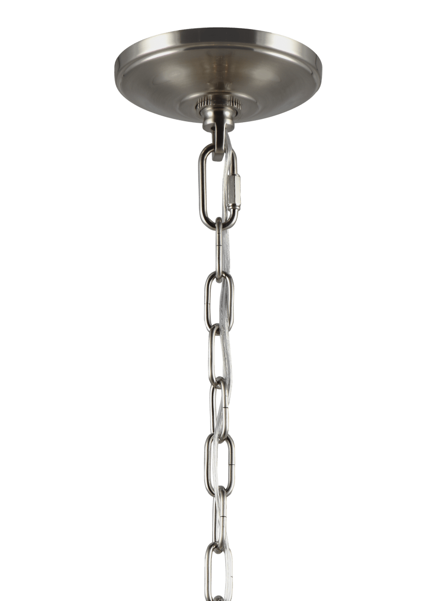 Suspension Lawler - Nickel en satin by Visual Comfort Studio | Luminaires & cie