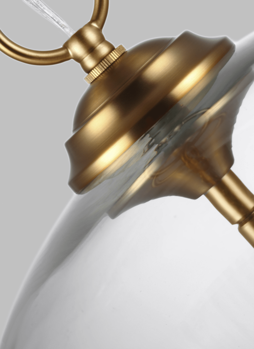 Suspension Lawler - Nickel satiné by Visual Comfort Studio | Luminaires & cie