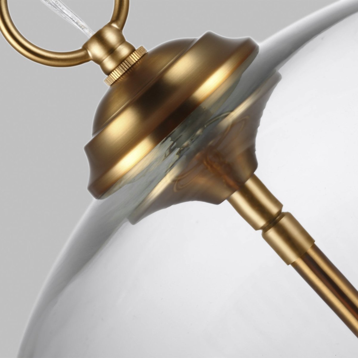 Suspension Lawler - Nickel satiné by Visual Comfort Studio | Luminaires & cie