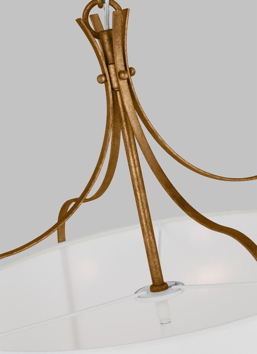 Suspension Leander - Gild antique 24 1/4" by Visual Comfort Studio | Luminaires & cie