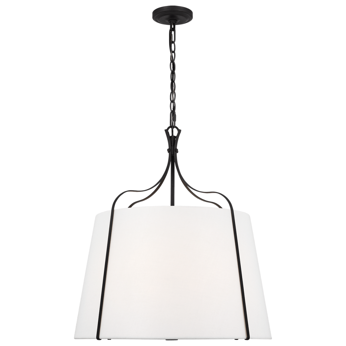 Suspension Leander - Smith Steel 24 1/4" by Visual Comfort Studio | Luminaires & cie