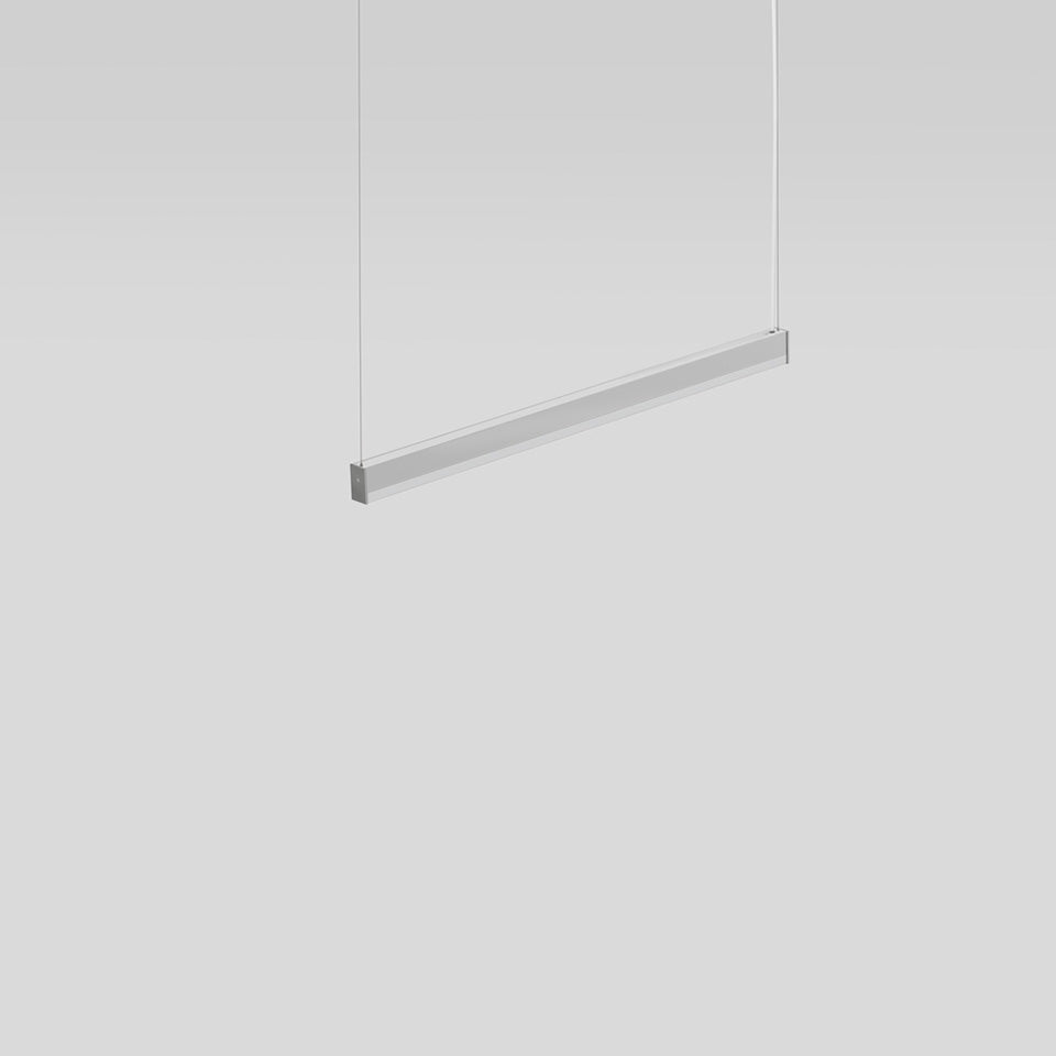 Suspension Ledbar - Carré 4 pieds Direct + Indirect / 3000°K by Artemide | Luminaires & cie