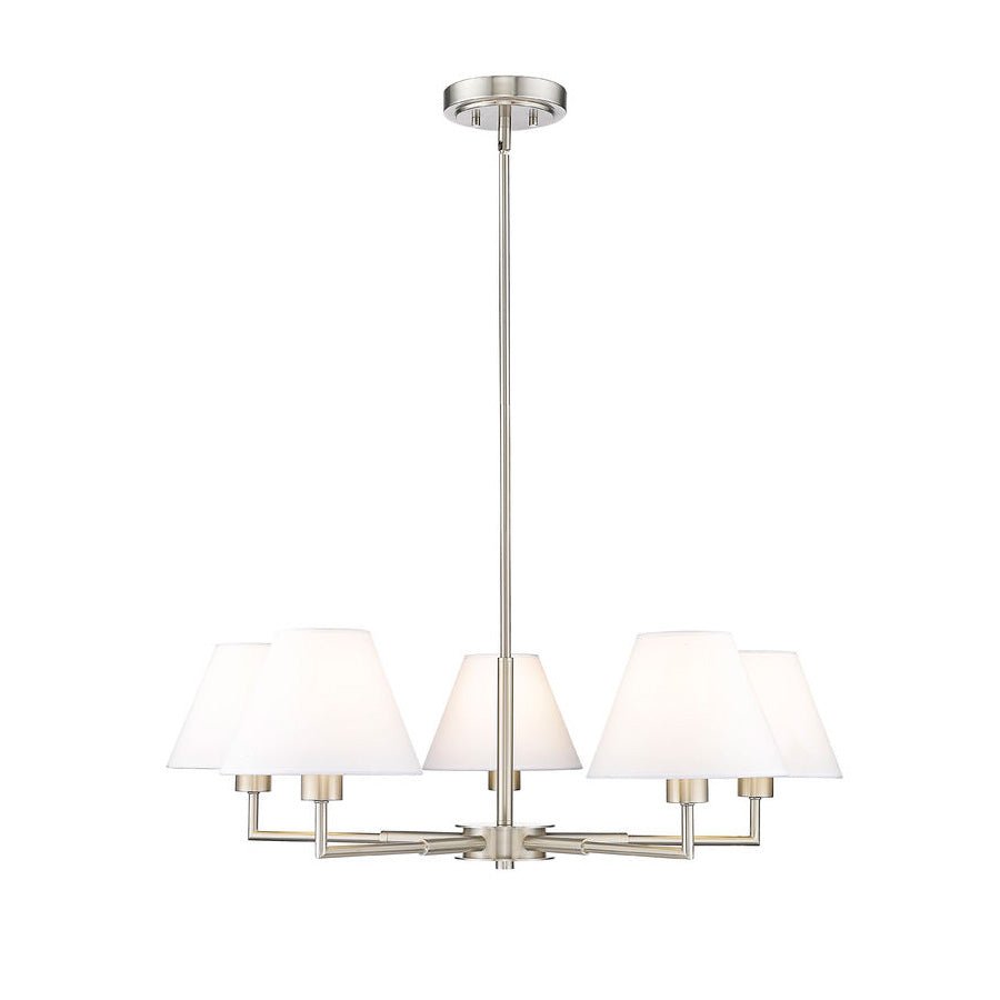 Suspension Leila - Nickel brossé 34" 5 by Z - Lite | Luminaires & cie