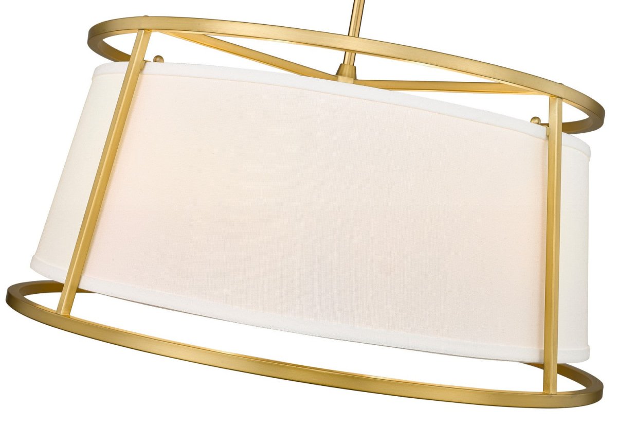 Suspension Lenyx Pendant - Laiton frotté 32" by Z-Lite | Luminaires & cie